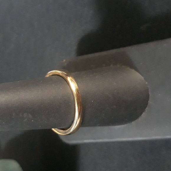 Genuine Ethiopian Opal and Tanzanite Ring sz8. 14K Gold Plated.  .925 - Picture 8 of 10